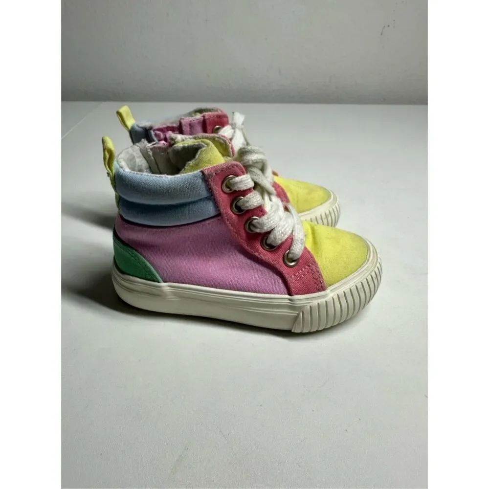 Toddler Girls' Nabi Colorblock Lace-Up Zipper Sneakers - Cat & Jack - SIZE 6